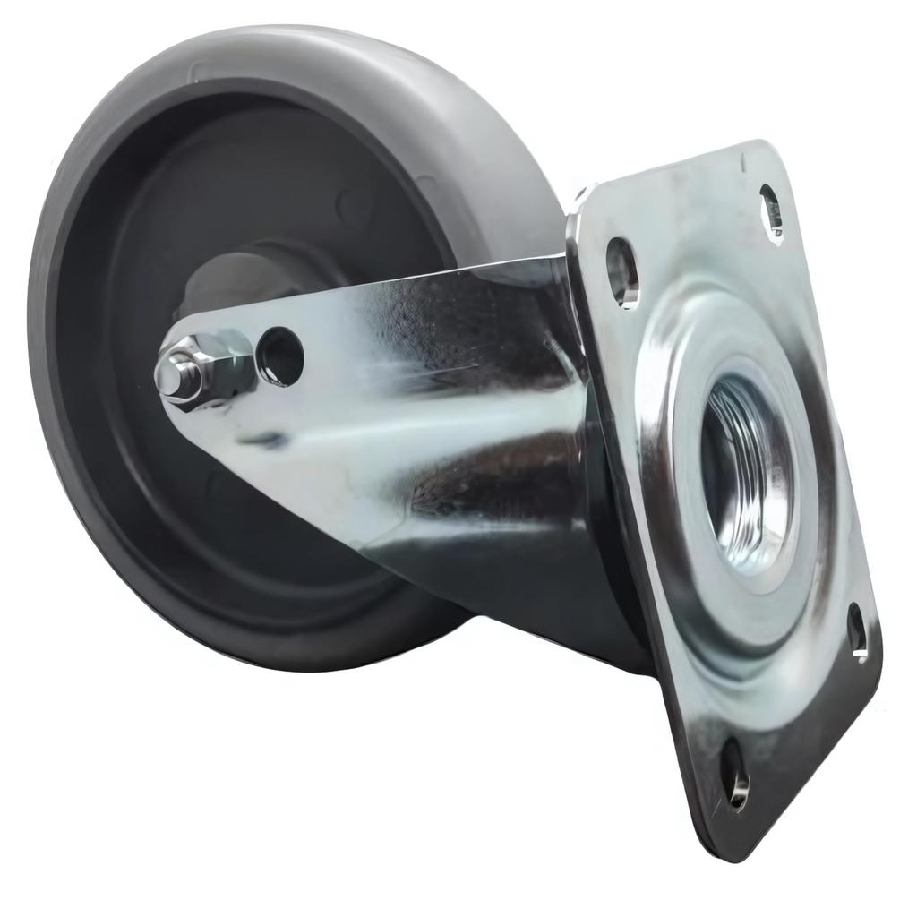 Swivel wheel, trolley set, 200mm, 225kg, JPPE 2003, Ecoforma