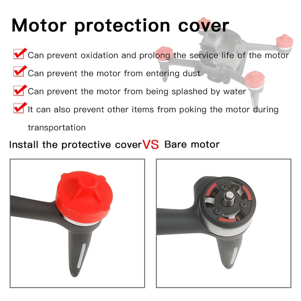 4 buc/set capac motor capac pentru DJI FPV dronă protecție praf capac protector pentru DJI FPV dronă accesorii