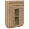 Artisan Oak Desk 71.5 X 31.5 X 106.5 Cm Engineered Wood