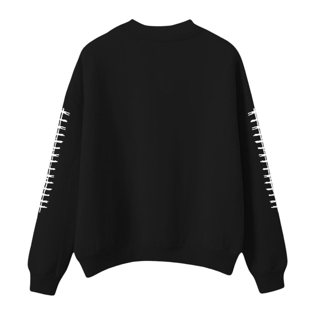 Women's Casual Fashion Round Neck Long Sleeve Halloween Printed Sweatshirt