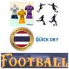THAILAND Football Soccer Polo Vintage Shirt National Unisex Men Women Training JERSEY Print Quick Dry Short Sleeve Uniform Elephant Badge Logo