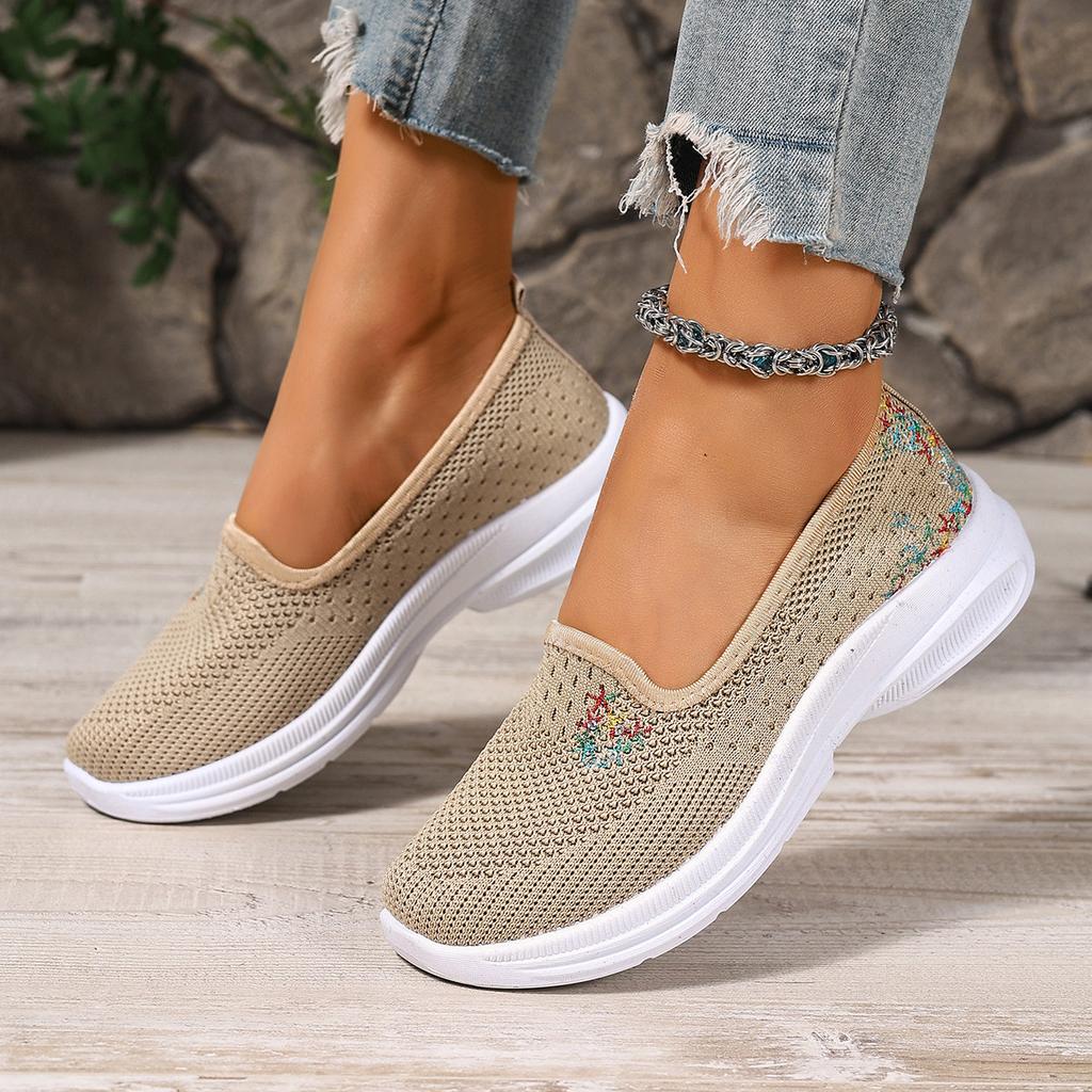 Summer versatile women's single shoes women's new foreign trade women's soft sole breathable not tired feet comfortable women's shoes casual shoes