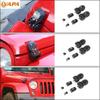 Hood Latches Locking Hood Catch Kit Metal Hood Locks for Jeep Wrangler JK 2007 -2017 Car Accessories