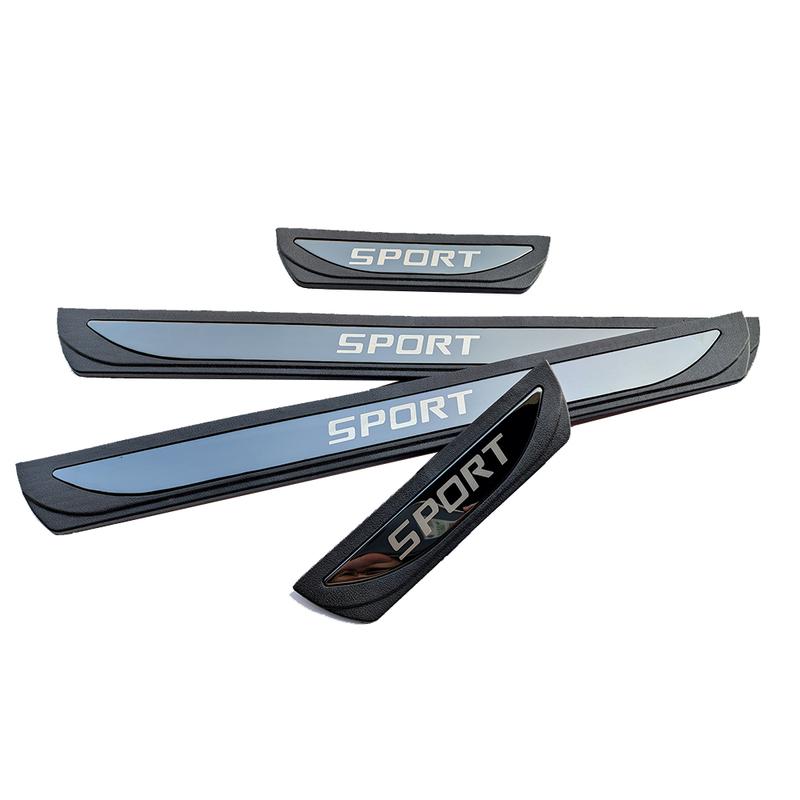 Car Accessories For Nissan Kicks 2024  Door Sill Scuff Plate Protector Auto Threshold Scuff Pedal Trim Stickers 2017