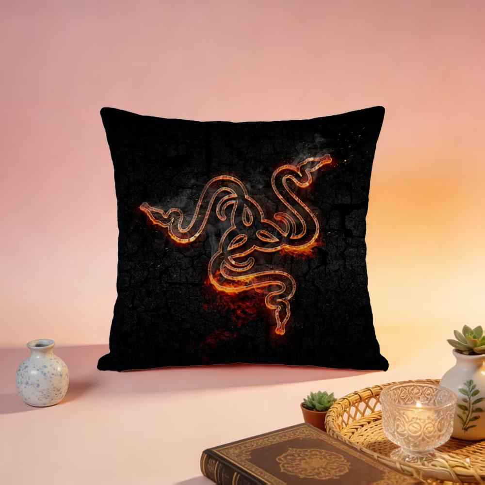 Popular RRazered Cushion Cover Premium SkinFriendly Pillow Case MultiPurpose for Home Office Travel