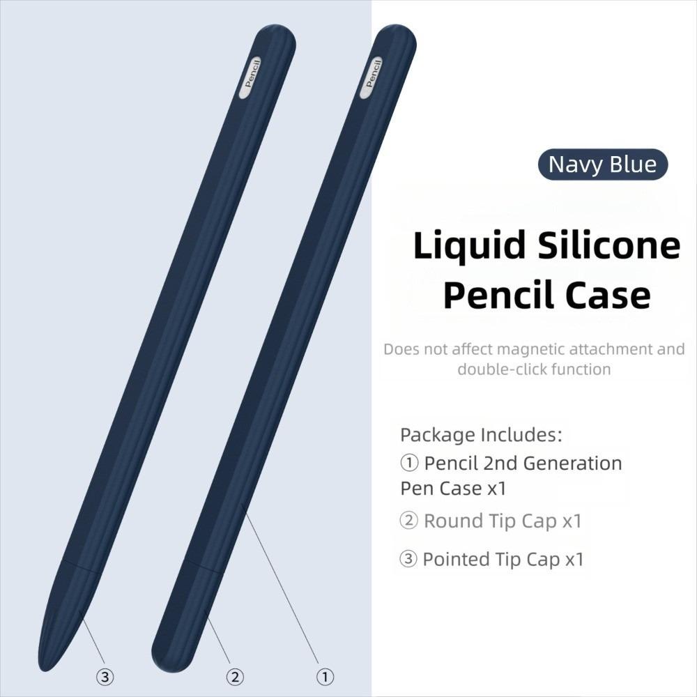 Custodia in Silicone per Matita Tablet Antiurto Antiscivolo Custodia per Stylus Ergonomica Colorata Copri Penna Touch Screen per Apple Pencil Pro/2