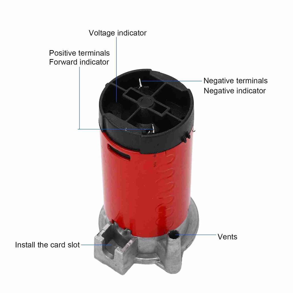 12V Luftkompressor Hupe Pumpe, 105-115db, Auto Hupe Luftpumpe Kompressormotor für Autos, Lastwagen, Boote und Motorräder