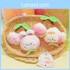Adorable Original Peach Keychain Plush Accessory For Girls Cute Gift Idea