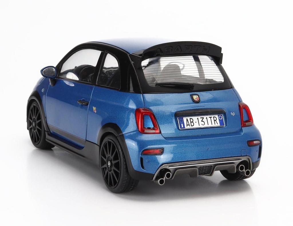 Mini Car FIAT 500 ABARTH SOLIDO FIAT NUOVA 500 ABARTH 695 FIAT 2022 BLUE BLACK 1811303 1/18 1/18 (TRIBUTE 131) [Item]