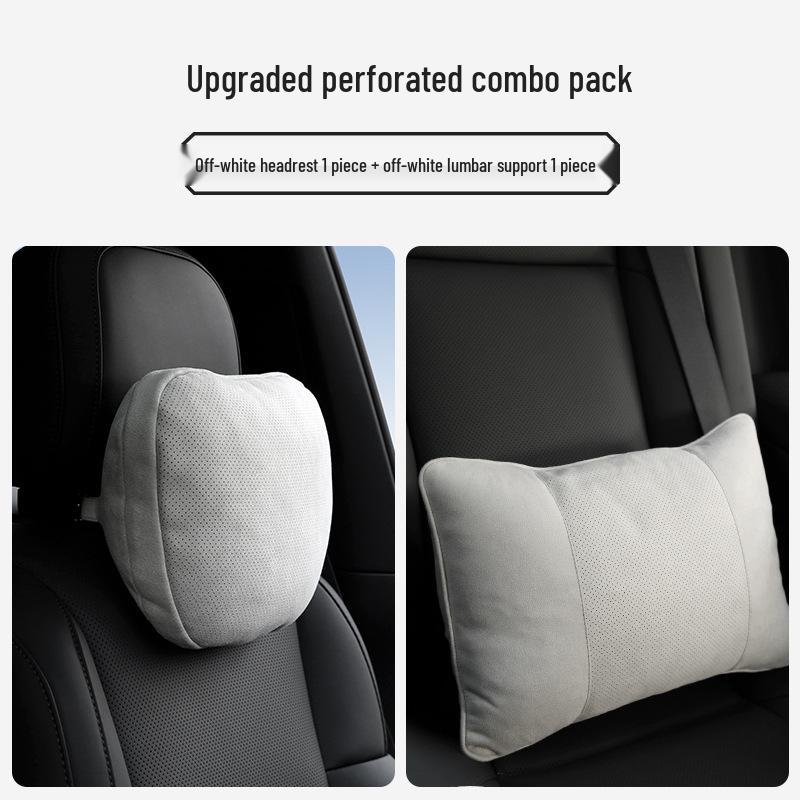 Car Neck and Lumbar Support Pillow for Maybach, Mercedes, Tesla, AITO