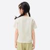 Xiao Yin Man Girls' Colorful Print Breathable Knit Short Sleeve T-Shirt