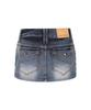 Peullijeunopallou Tommie Button Jeansrock (Schmutziges Blau)