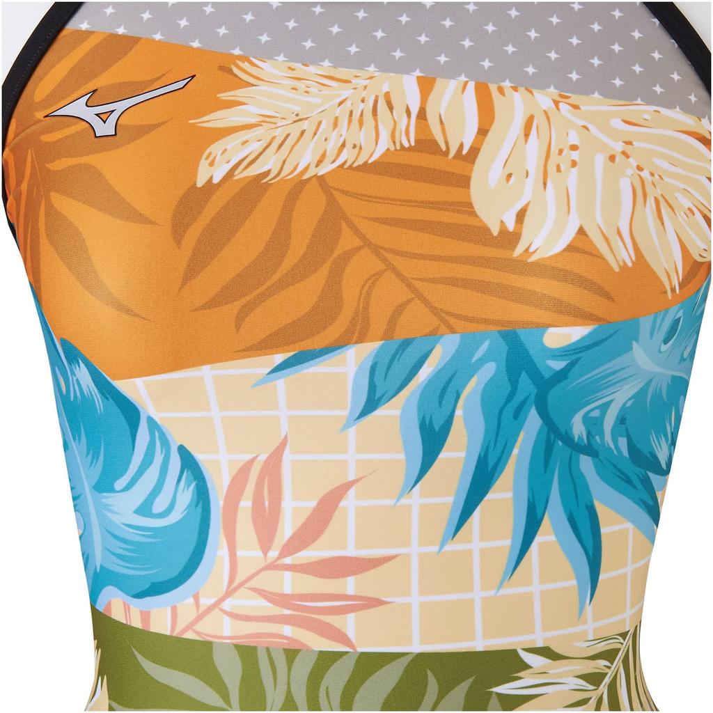 MIZUNO Medium Size 54 for Competitive and Training Size S Women's Exersuit, Cut, N2MAA268, (Orange), Swims,