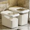 Transparent Rice Storage Box 7.5/10/12.5kg Rice Dispenser Rice Storage Container  Grain