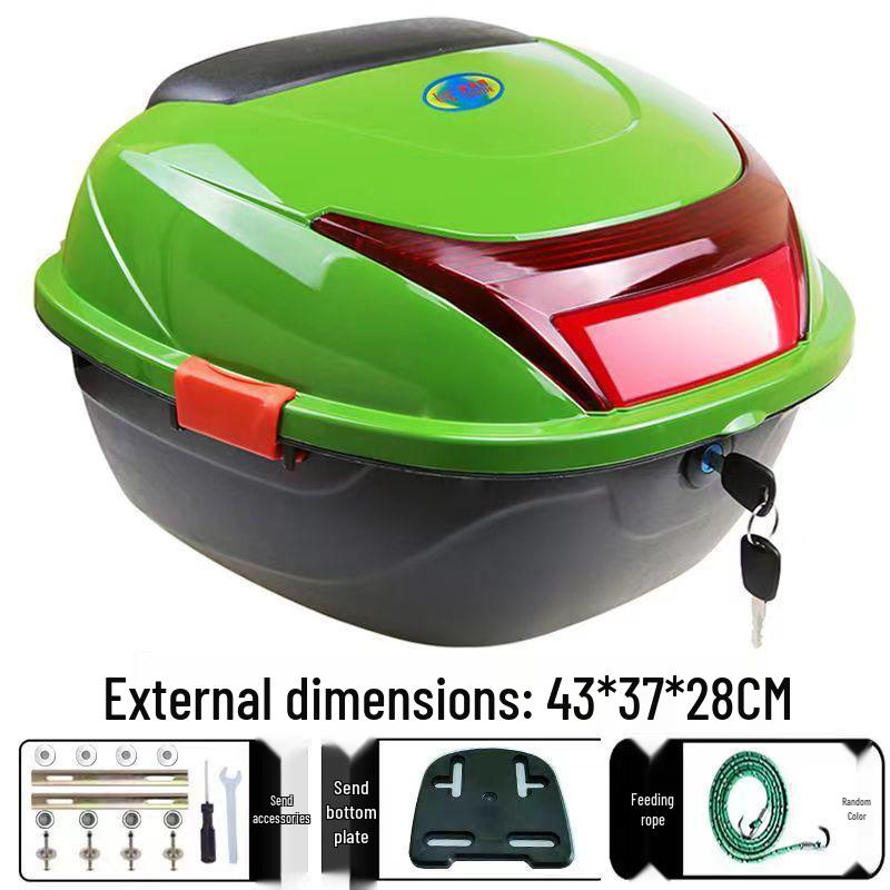 Universal Electric Vehicle Trunk & Storage Box for Motorcycles and Scooters