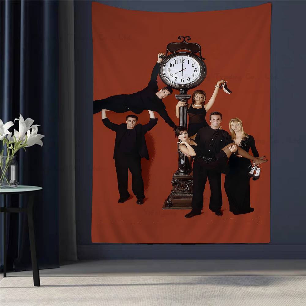 

Classic FFriends TV Show Cartoon Tapestry Art Science Fiction Room Home Decor Art Home Decor 74x94cm(29x37in)
