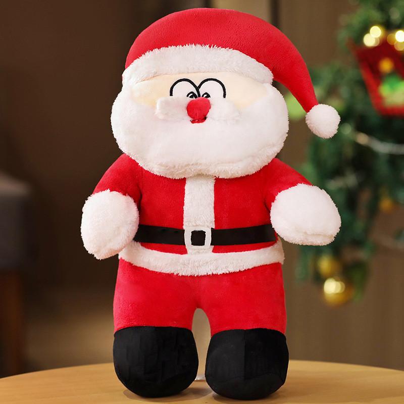 Adorable Plush Santa Claus Doll Christmas Cushion Soft Toy For Kids Gift 35cm 50cm 80cm 100cm