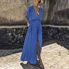 Stylish Women Deep V Neck Maxi Dress Featuring Timeless Design And Premium Quality