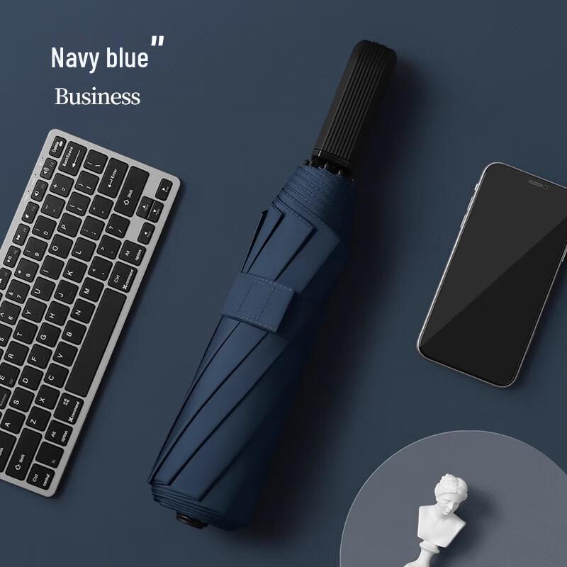 MAYDU Men s Business 10-Rib Folding Umbrella