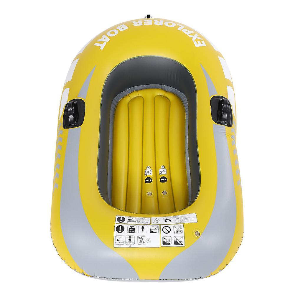 PVC Inflatable1Person Boat Canoe 1 Person Rowing Air Boat Fishing Drifting Diving