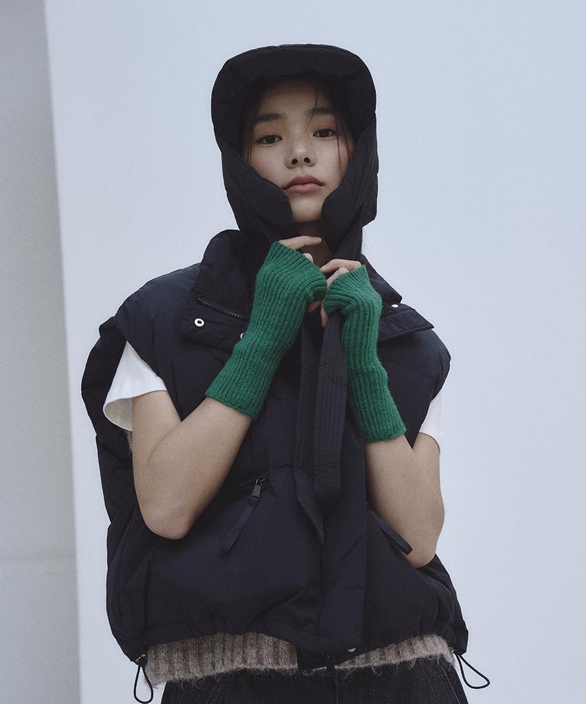 THE GREEN LAB Padded Balaclava [Black]
