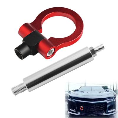 Gancio di traino Anello di traino decorativo Paraurti anteriore Gancio di trazione per verniciatura a spruzzo in metallo Sostituzione per Chevrolet Camaro