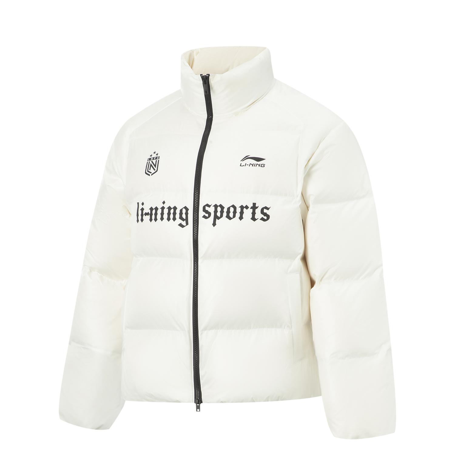 

Li Ning Серия Спортивный Стиль Жизни Стиль Фана Американский Повседневный Модный Ветрозащитный Водоотталкивающий Свободный Теплый Удобный Парный Пуховик AYMV439-1 S