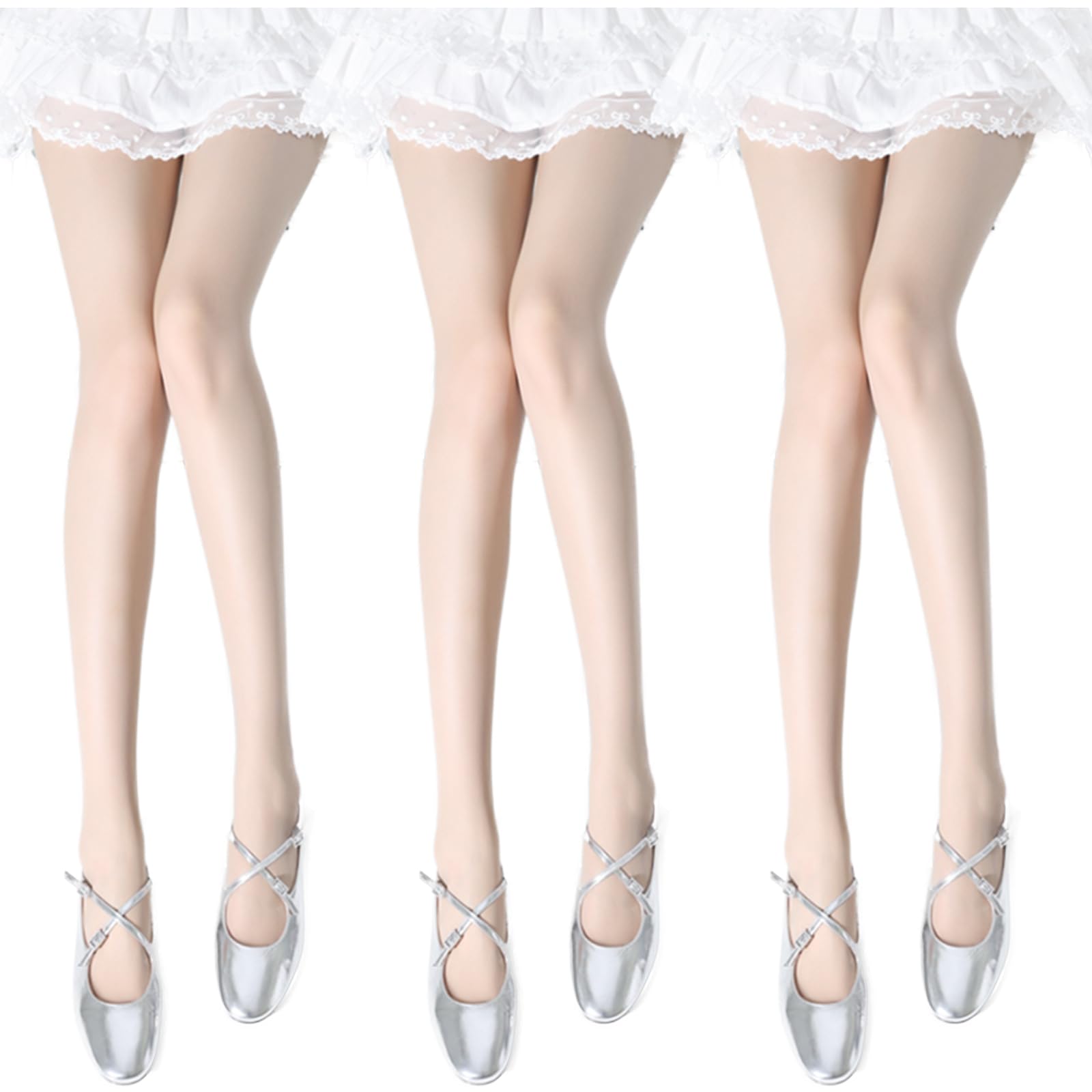 

Vehmia Оттенок кожи UV Офисные Натуральные на ощупь Женские чулки, Корректирующие, Защитные, Модные, Набор 3 пары/5 пар, (Светло-зеленый3)