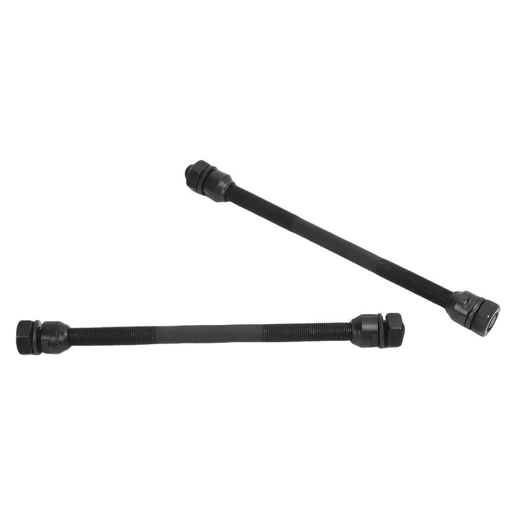 2Pcs Bike Axle Iron 190mm Lightweight Multi Speed Bicycle Hub Axle for Mountain Bike