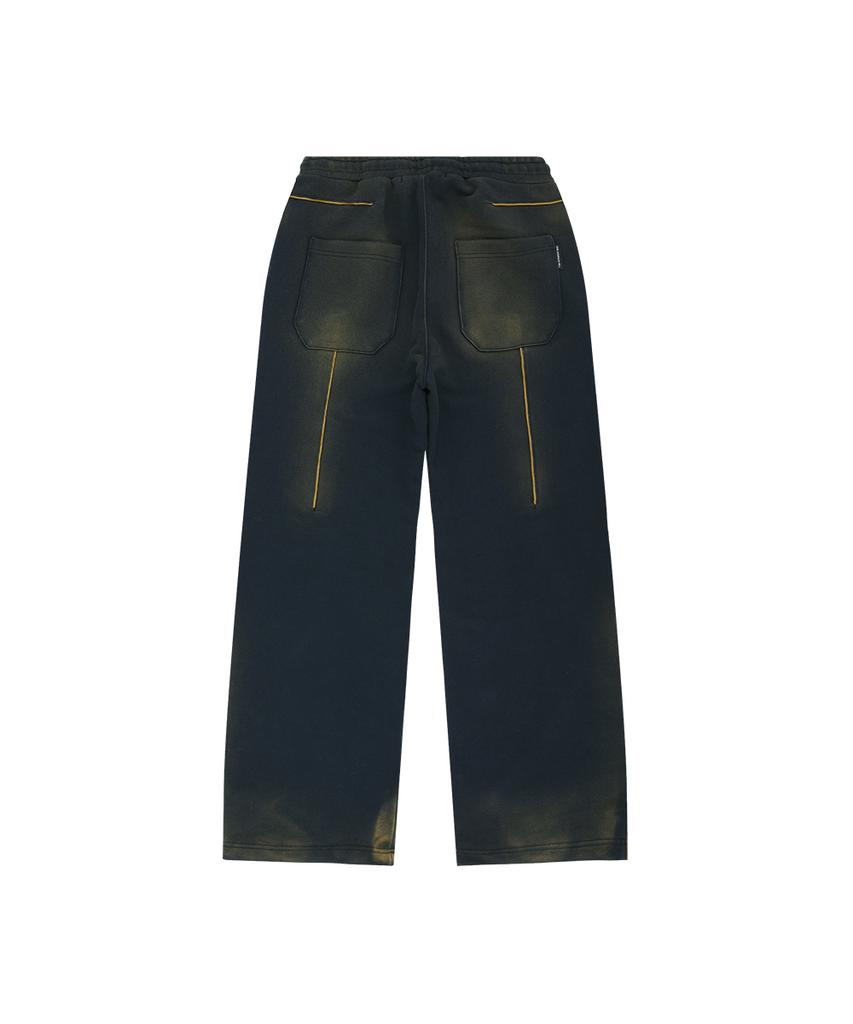 ADSB ANDERSSON BELL Unisex Piping Line Dyed Sweat Pants Apa875U(Navy)