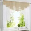 European Simple Curtains, Pole-Type Folding Envelope-Type Multi-Color Embroidered Window Screens, Simple High-Density Yarn