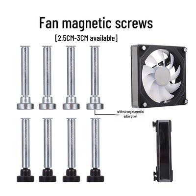 Desktop Magnetic Heat Dissipation Fan with Strong Magnet Pad and High Suction Power