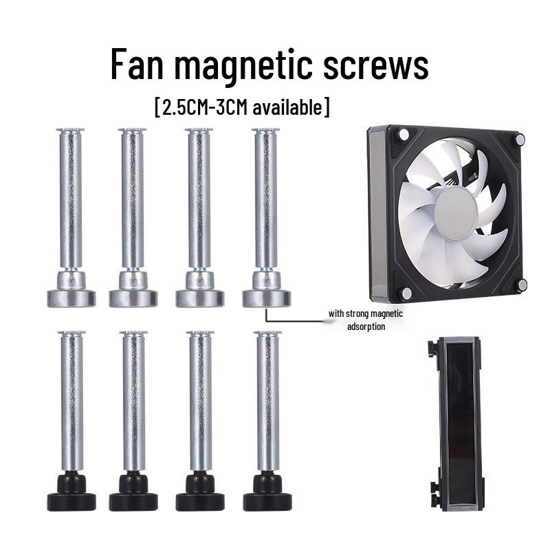 Desktop Magnetic Heat Dissipation Fan with Strong Magnet Pad and High Suction Power