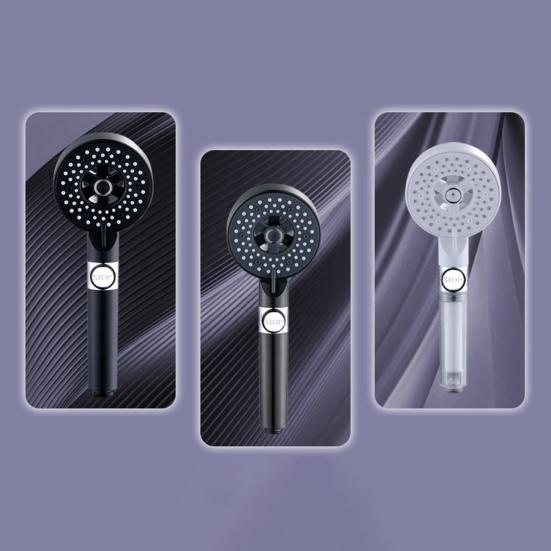 Cap de duș de mână de înaltă presiune cu funcție de masaj cu filtrare Setări reglabile de pulverizare Instalare ușoară Cap de duș