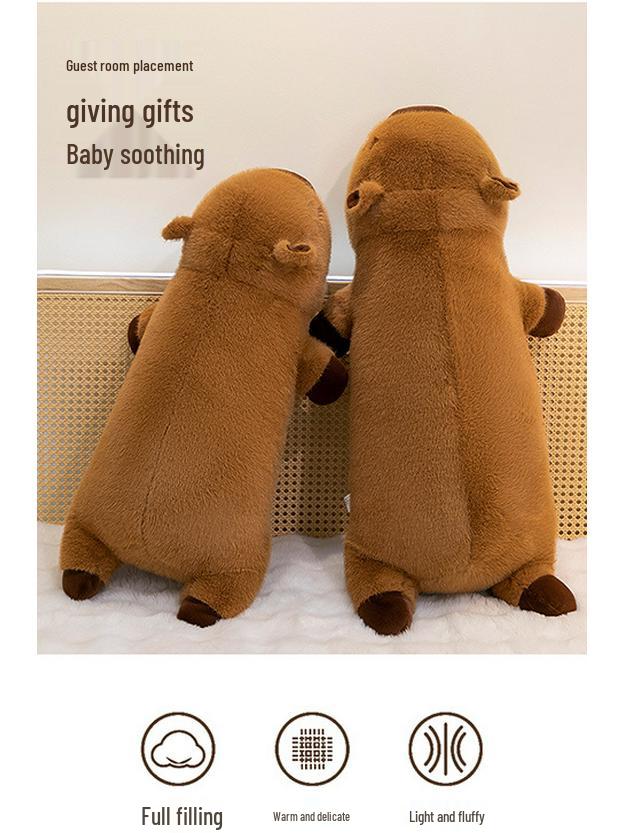 Capybara Plush Toy Pillow: Cute, Long, and Unique Animal Doll