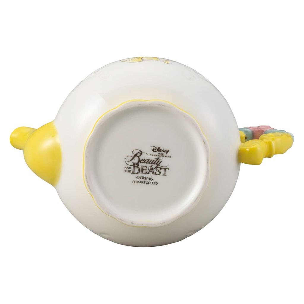 Sun Art Disney "Beauty and the Beast" Teapot, Approx. 655ml, Yellow, SAN3630
