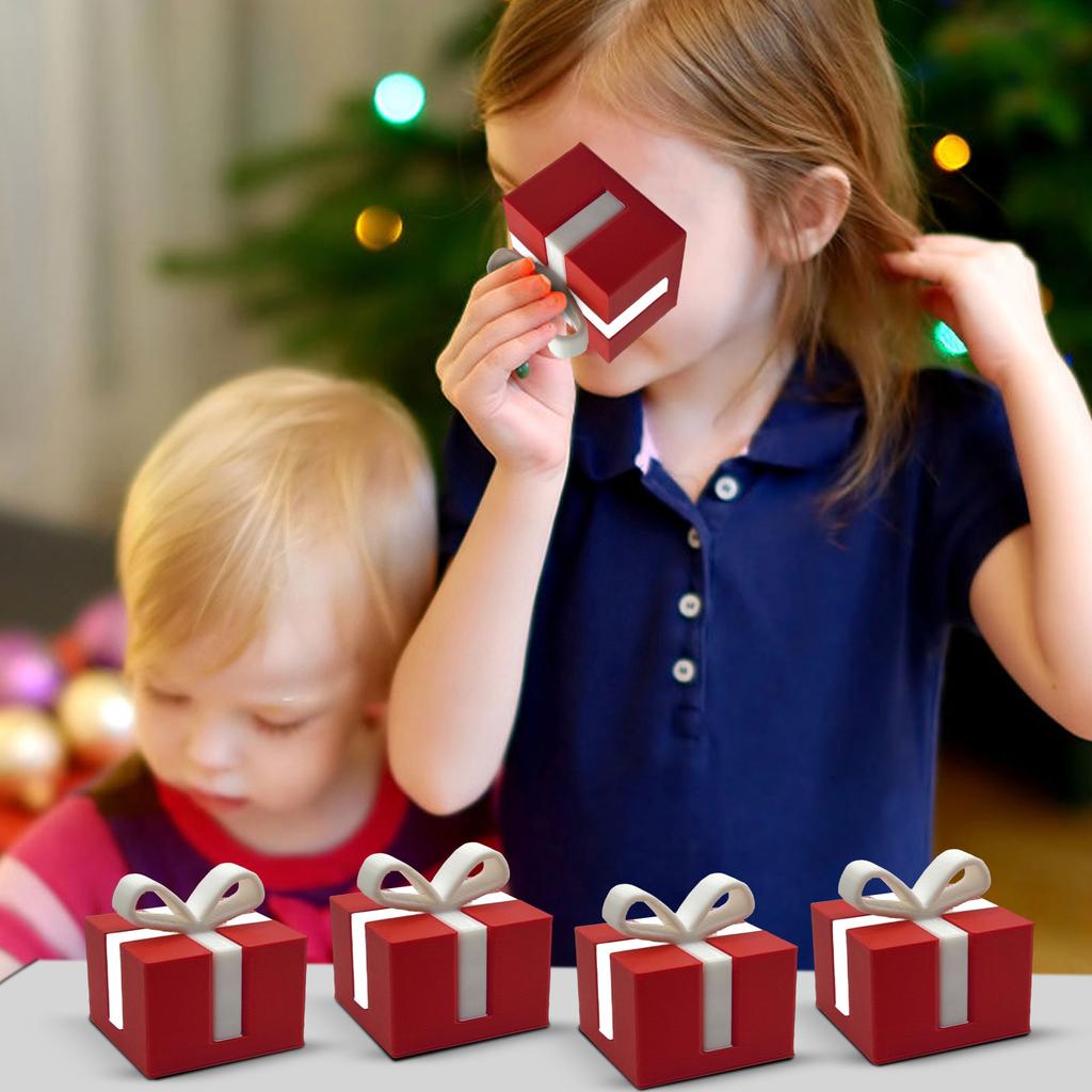 3D-gedruckte Weihnachtsgeschenkboxen, Weihnachtsschmuck, Kreative Miniatur-Weihnachtsgeschenke