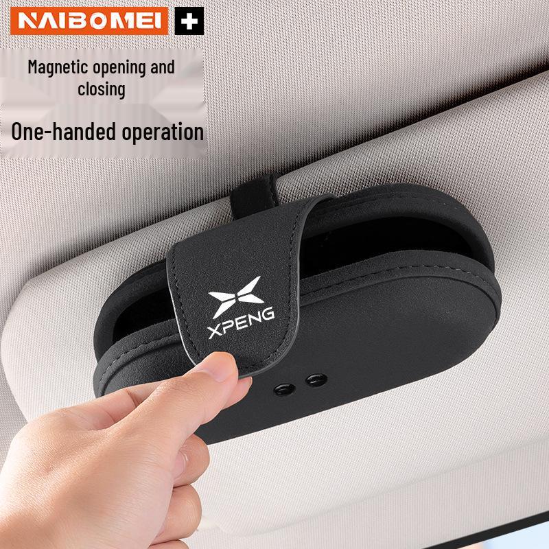 XPeng P5/P7/G3/G9 Car Sunglasses Case/Storage Box/Sunglasses Clip - BETA N5 Version.