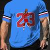 Basketball Legend 23 Print Short-Sleeve T-Shirt, Sporty Casual Street Style