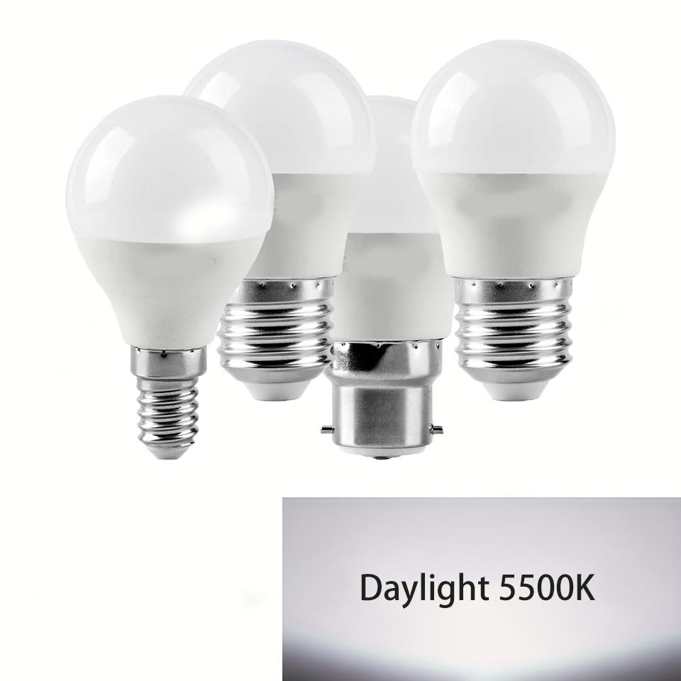 3PCS LED Globe Light Bulbs 3/6/9/12/15/20W Multiwatt Number 110V B22 E27 E14 Base Super Bright Light Lamp Bulb for Home Office