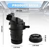 Scheibenwaschpumpe mit Dichtung, Standard-Scheibenwaschflüssigkeitspumpe OEM-Nr. 85330-60190, 85330-AE010, 85330-60180, Kompatible Scheibenwischerpumpen