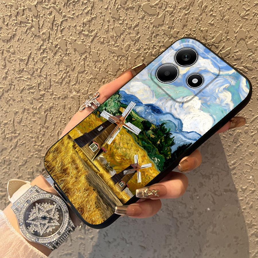 Case for Xiaomi Redmi Note 14 12C 13C 10 14C A4 A5 12 11 13 Pro Plus A3 9 8 7 K80 A1 Phone Cover A1 K40 A2 Creative Oil Painting