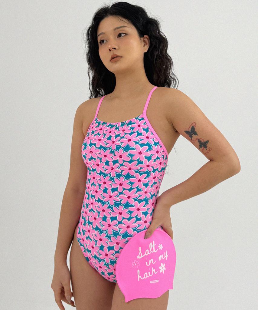 Seopeoseuko Pink Blossom Swimwear