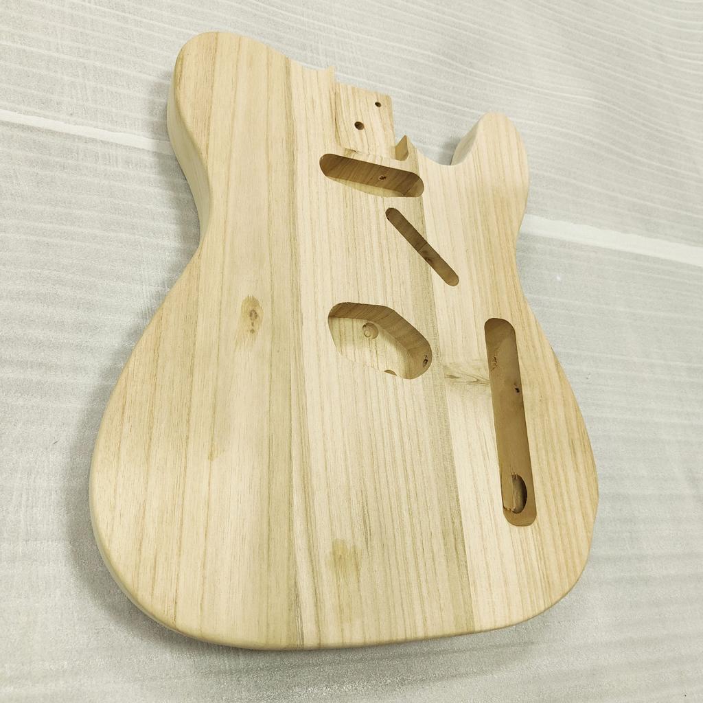 TL-2 Electric Guitar Body Made of Paulownia Wood Electric Guitar Body Unfinished Body Suitable for DIY Customization, Painting, and Spray Painting