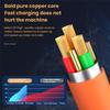 3-in-1 6A 120W Usb Metal Fast Charging Cable 8-pin Charging Cable Compatible For Iphone Micro Usb Type-C