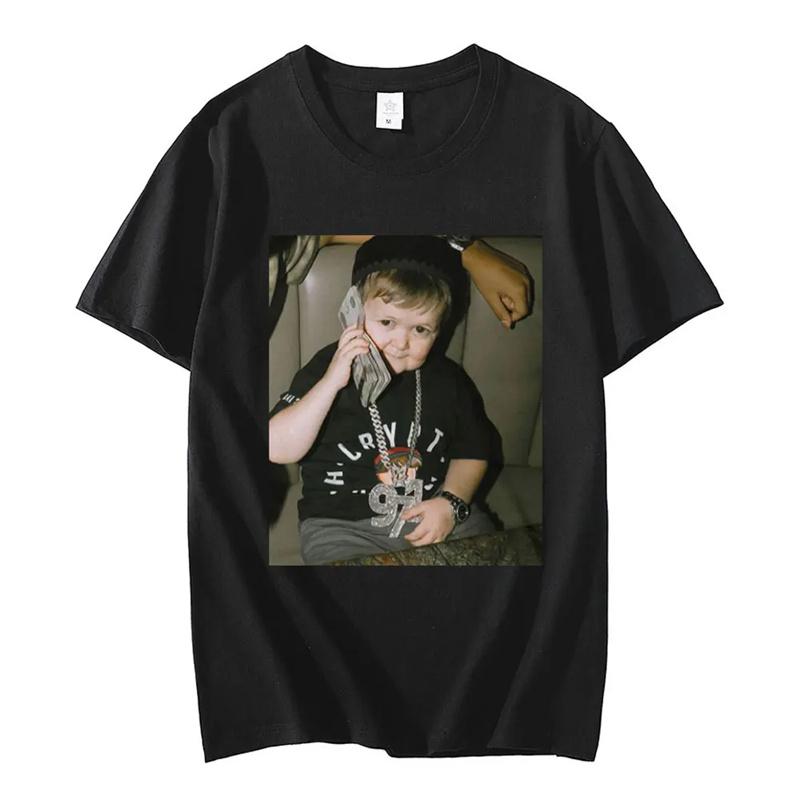 Hasbulla Fighting T Shirt Unisex Russia Classic Mini Khabib Blogger Graphic Tshirts Women Funny Streetwear Tops Tees Shirts