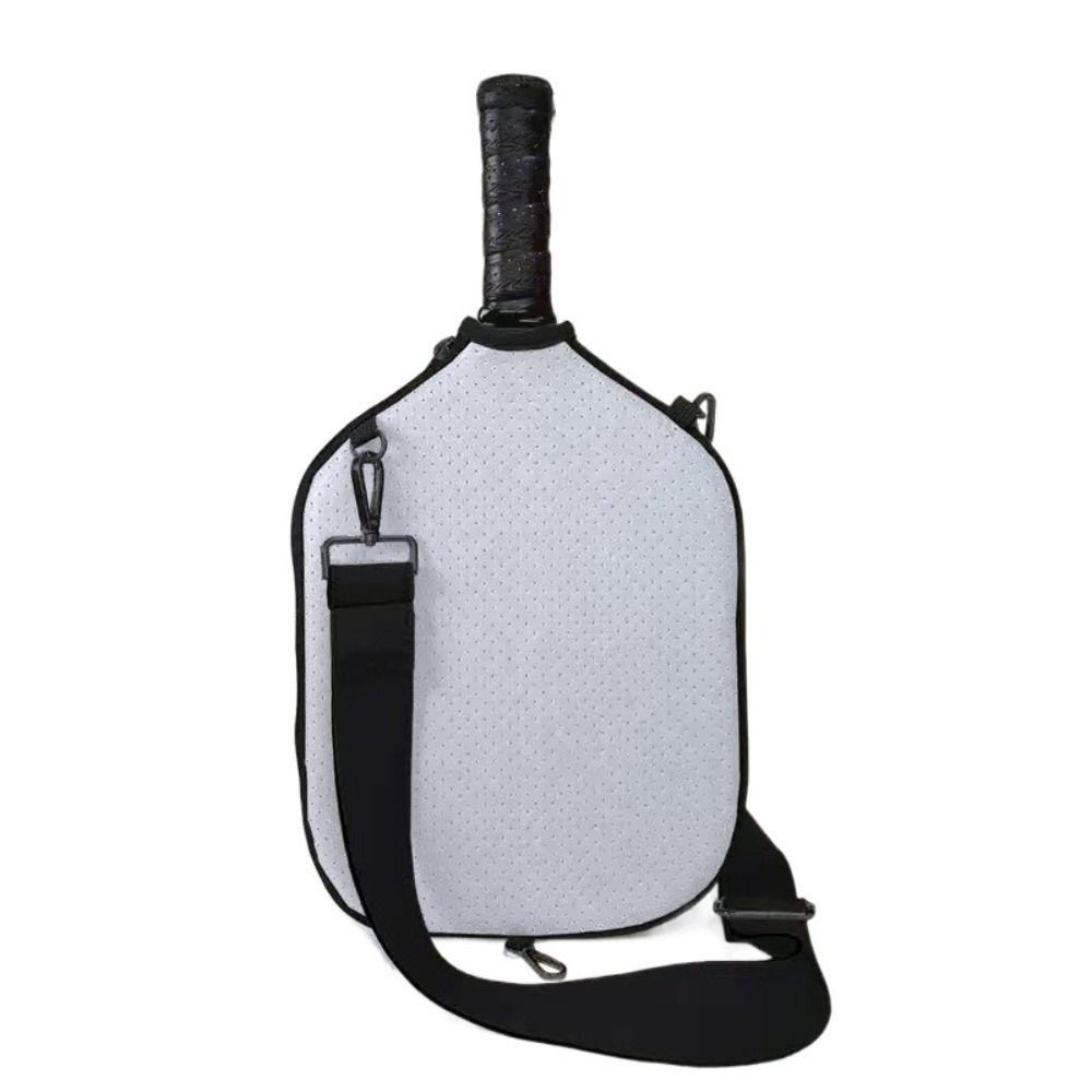 Zipper Holder Pickleball Racket Sleeve Single Shoulder Strap Pick Case Protector  Indoor Outdoor