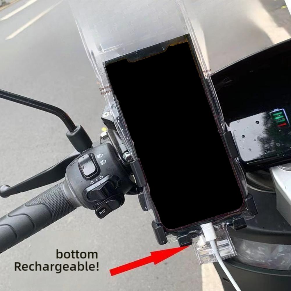 Simple Style Transparent Thickened Mobile Phone Bag Phone Used N For Rider Suitable EWW Touchab O7O5