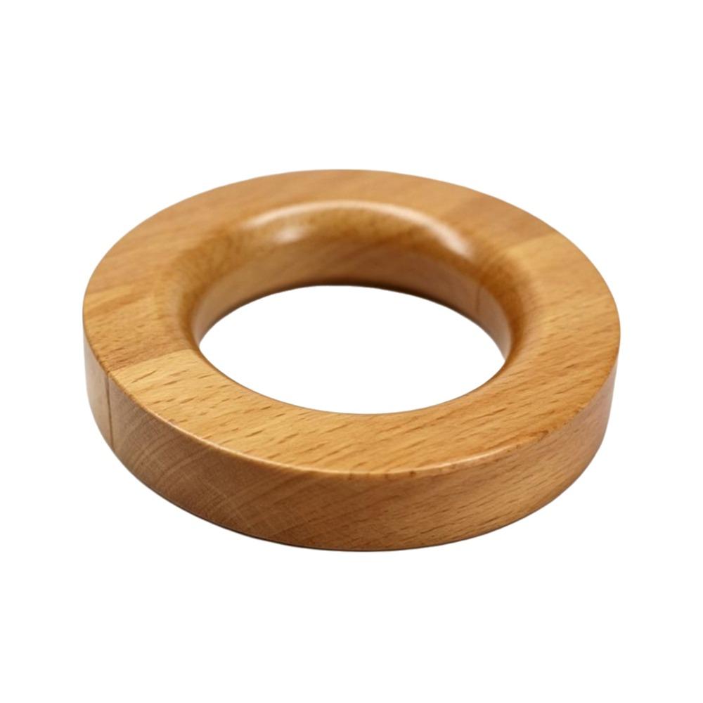 Strong Magnetic Magnetic Curtain Buckle Rotating Design Light Luxury Wooden Curtain Tieback No Punching Durable Wood