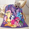 1pc Little Pony Friendship blanket Soft and Warm for Sofa Office Camping Travel Livingroom Great Gift for Friends and Family Comfortable